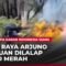 Wildfire Rages Across Mount Arjuno-Welirang Area Once Again